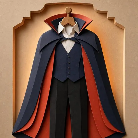 Paper-cut illustration: The classic count